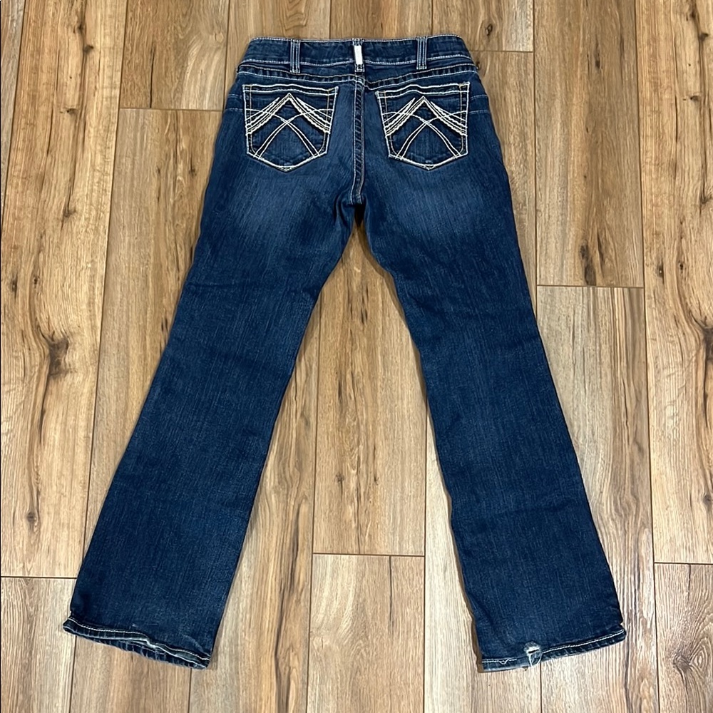 Ariat R.E.A.L. Mid Rise Stretch Whipstitch Boot Cut Jean 31L